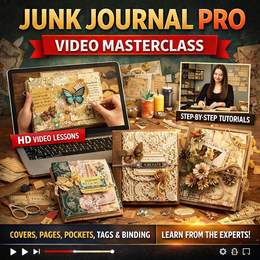 Junk Journal Pro Video Masterclass