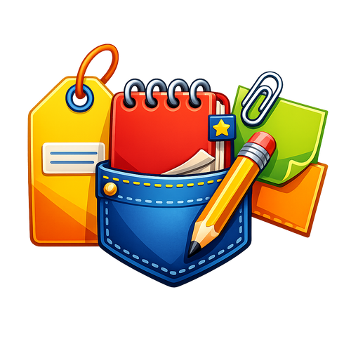 Tags, Pockets & Flips Notes